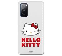 Personalaizer Cover ufficiale Hello Kitty compatibile con Samsung Galaxy A15 5G - Silicone TPU flessibile trasparente con motivo su rosa