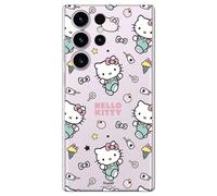 Personalaizer Custodia compatibile con Samsung Galaxy S23 Ultra - Hello Kitty Patron Stickers