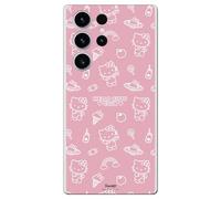 Personalaizer Custodia compatibile con Samsung Galaxy S23 Ultra - Hello Kitty Patron su Rosa