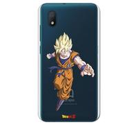 Personalaizer Custodia Dragon Ball Z Goku SS1 per Alcatel 1B 2020 - Cover in silicone TPU flessibile trasparente - Licenza ufficiale
