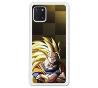 Personalaizer Custodia Dragon Ball Z Goku Super Saiyan SS3 per Samsung Galaxy A81 - Note 10 Lite - Cover Silicone TPU Flessibile Trasparente - Licenza Ufficiale