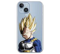 Personalaizer Custodia flessibile compatibile con iPhone 15 Plus con Vegeta