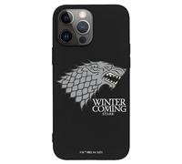 Personalaizer Custodia flessibile di colore nero compatibile per iPhone 15 Pro MAX Winter is Coming