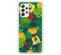 Personalaizer Custodia originale compatibile con Samsung Galaxy A52 4G / 5G - A52s 5g - SpongeBob Sfondo Tropicale
