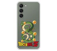 Personalaizer Custodia originale compatibile con Samsung Galaxy S24 - design Dragon Ball Z - Shenron e palline del drago - Cover in silicone TPU trasparente flessibile