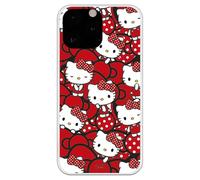 Personalaizer Custodia per iPhone 15 Pro MAX Hello Kitty - Rosso a pois