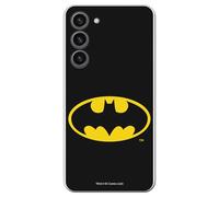 Personalaizer Custodia ufficiale Batman compatibile con Samsung Galaxy S24 Plus - Cover in silicone TPU flessibile trasparente - Design classico logo