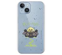 Personalaizer Rikc & Morty UFO - Custodia flessibile compatibile con iPhone 15 Plus