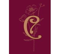 Personalised A4 Monogram Journal - Blank Unlined Notebook for Sketching, Writing & Ideas: C