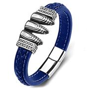 Personalised Gifts Bracelet Charms, Men's Bracelet Vintage Totem Bracelets Men's Bracelet Stainless Steel with Magnetic Clasp