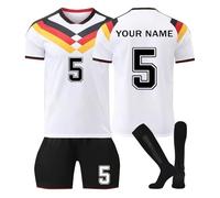 Personalisiertes Fußballtrikot - Individuell Gestaltetes Teamtrikot mit Genähtem oder Drucktem Namen, Nummer & Logo | Hochwertige Sportuniform für Fußballteams, Herren, Damen, Jugendliche und Kinder