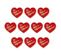 Personalità alla moda unica lettera d"amore spilla in lega resistente alla ricerca di una dichiarazione di stile distintivo, uso quotidiano