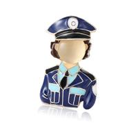 Personalità creativa Cop Leple Pin Personaggio Professionale Spilla Pin Versatile Collare Vestito Petto Accessorio Regalo Spilla