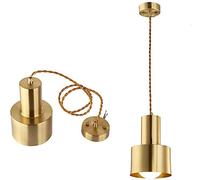 personalità Creativa Oro a Sospensione a Sospensione Luce Moderna Moderna a Testa Singola con Il soffitto Industriale Vintage Lampada per soffitto per la Sala da Pranzo Cucina Luce Il lampadario a