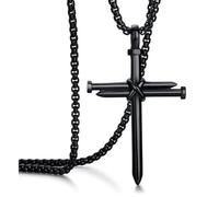 personalità della Creative Trend Nail Cross Cipndant Collana Street Cipante per Feste e Donne Accessori da Donna