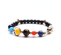 personalità Galaxy Cosmic Sistema Solare Bracciale a Otto Pianeti Regalo per Ragazza Conveniente e d