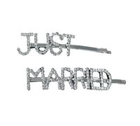 Personalità Lettera Clip di Capelli Set Strass Clip di Capelli Elegante Fermagli Per I Capelli Per Feste Occasione