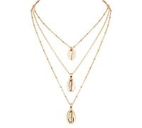 Personality Alloy Shell Pendant Necklace Multilayer Women Accessories Durable Clever and attractive