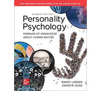 Personality psychology: domains of knowledge about human nature