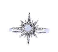 Personality Ring Alloy Rings Wedding Band Party Jewelry Accessories Gift, Size 8 Nice processing