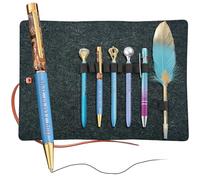 Personalized 6 Pcs Ballpoint Pen Set - Metal Crystal Diamond Pens Feather Quill Pens, Custom Name for Christmas Birthday Gifts, Office School Supplies (Ballpoint Pen Set - Blue)