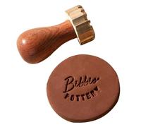 Personalized Logo Stamp Custom Pottery and Clay Signature Stamp Brass Ceramic Tool with Your Design for Pottery Makers cartello(2 inches)