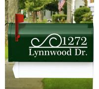 Personalized Mailbox Decal - Reflective Customized Numbers Sticker - Number Stickers Outdoor House - Custom Address Decals - Waterproof Outside Letter