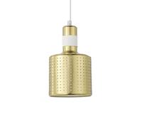 Personalized Metal Pendant Lights Cylindrical Vintage Creative Chandelier Single Head Bohemian Suspensiom Lamp Old Style Adjustable Hanging Lights for Dining Room Fast Food Warehouse