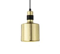 Personalized Metal Pendant Lights Cylindrical Vintage Creative Chandelier Single Head Bohemian Suspensiom Lamp Old Style Adjustable Hanging Lights for Dining Room Fast Food Warehouse
