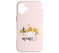 Personalized Mimi Grandma Cute Gnomes and Sunflower Custodia per iPhone 16 Plus