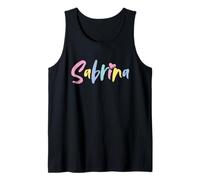 Personalized Name Sabrina I Love Sabrina Heart Canotta