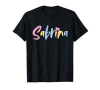 Personalized Name Sabrina I Love Sabrina Heart Maglietta