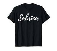 Personalized Name Sabrina I Love Sabrina Heart Maglietta