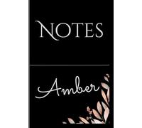 Personalized Notes Journal- Amber: Unlock your creativity and stay organized with the perfect companion for all your thoughts, ideas, and plans-
