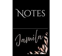 Personalized Notes Journal- Jamila: Unlock your creativity and stay organized with the perfect companion for all your thoughts, ideas, and plans-