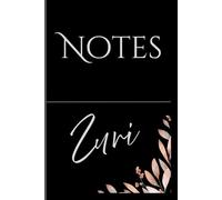 Personalized Notes Journal- Zuri: Unlock your creativity and stay organized with the perfect companion for all your thoughts, ideas, and plans-