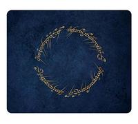 Personalized Rectangle Non-Slip Mousepad One Ring Inscription The Lord Of The Rings Customized Design Top Quality Water Resistent Oblong Soft Gaming Mouse Pads