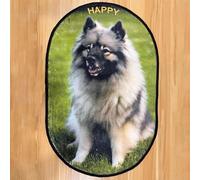 Personalized Rugs Oval Shape, Customized Dog Pet Cat Photo, 4 x 6.5 ft,Custom-colours 120 x 200 cm,Living Room Decorative Rug Home Decor Carpet Bedroom Aesthetic