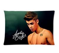 Personalized Sexy boy Justin Bieber Custom Zippered Pillowcase Pillow Cases Cover 20x30 (one side) Music