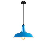 Personalized Single-Head Chandelier, Home & Office Decor Light Fixture, Flush Mount Ceiling Pendant Lights, Danish Hanging Lamp for Kitchen, Bedroom, Dining Room, Restaurant(Blue,26cm)