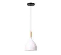Personalized Single-Head Chandelier Pendant Adjustable Nordic Industrial Style Ceiling Light Fixture for Home Decor, Restaurant, Dining Room, Kitchen, Bedroom, Bar(White)