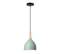 Personalized Single-Head Chandelier Pendant Adjustable Nordic Industrial Style Ceiling Light Fixture for Home Decor, Restaurant, Dining Room, Kitchen, Bedroom, Bar(Green)