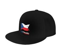 Personalized Text Czech Republic Donna Uomo Berretto da Baseball Regolabile Cappellino da Baseball Moda Cappellino con Visiera per Estivo Tennis Pesca