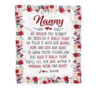 Personalized To My Aunt Blanket From Niece Nephew Floral Air Mail Letter I Love You Aunt Birthday Mothers Day Christmas Customized Fleece Blanket