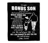 Personalized to My Granddaughter Blanket from Grandma Nana Mimi Grandpa No One Else Will Ever Know Rose Birthday Thanksgiving Christmas Fleece Blanket