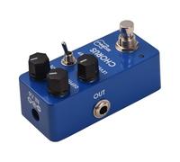 Personalizza ciò di cui hai bisogno Chitarra Analogico Chorus Effetti Pedale PROFONDITÀ/TASSO/LIVELLO/PROFONDO Controlli versatili DC 9V 6.35mm Interfaccia di ingresso/uscita in lega di alluminio