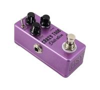 Personalizza ciò di cui hai bisogno Chitarra Distorsione Pedale Chitarra Elettrica Effetti Pedale True Bypass Guscio in Lega di Zinco DC 9V 6.35mm Input/Output Interfaccia Tono/Dist/Leva 3 Manopole