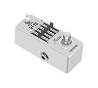 Personalizza ciò di cui hai bisogno Equalizzatore a 5 bande Equalizzatore per chitarra elettrica 100Hz 250Hz 630Hz 1.6kHz 4kHz True Bypass 1/4 di pollice Mono Metal Shell Effetti Pedale Sovraccarico