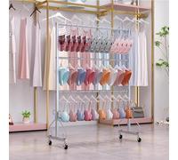 Personalizza ciò di Cui Hai Bisogno: espositore per Intimo con Ruote, scaffale da Pavimento per Reggiseni, espositore per Pantaloncini da Uomo, espositore per Abbigliamento per neg