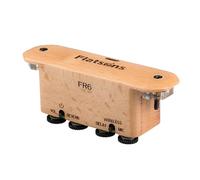 Personalizza ciò di cui hai bisogno FR6 BT Resonance Pickup Guitar Soundhole Clip-on Ricaricabile Pickup con effetto riverbero/ritardo, potenziatore della copertura acustica, ritmo della drum machine